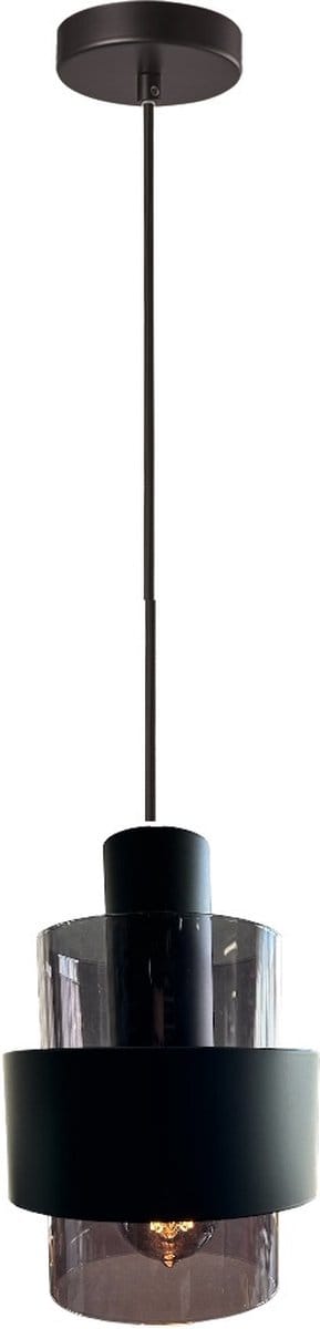 Freelight - Hanglamp Chiasso 1 lichts Ø 14 cm zwart