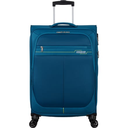 American Tourister trolley Deep Dive Spinner EXP TSA Tea / Lime petrol 67cm