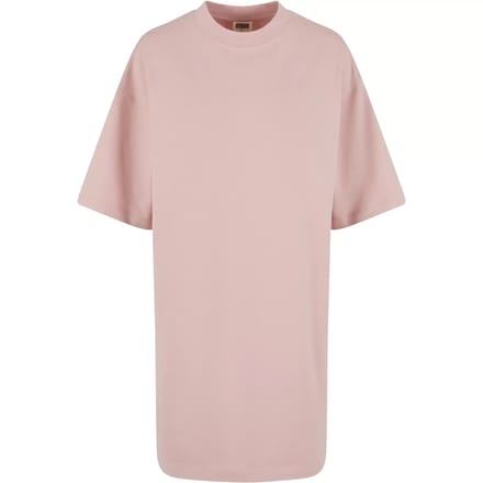 Urban Classics - Organic Heavy Oversized Tee Korte jurk - M - Roze