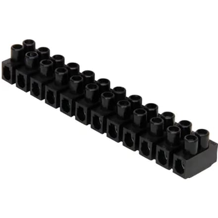 Kopp Kroonklem 2,5 - 4mm 12-polig Zwart 2 Stuks