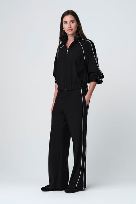 Vaya pants technical jersey | Black - Black / S