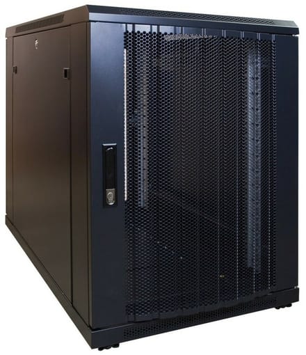 DSIT 15U mini serverkast met geperforeerde deur 600x1000x860mm (BxDxH) - serverbehuizing - serverrack - 19 inch