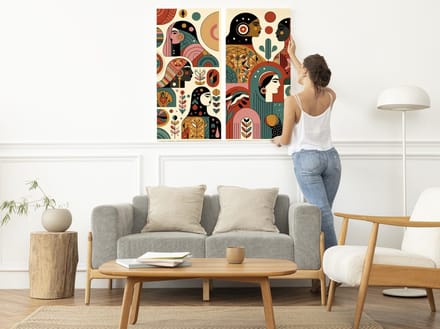 Kunstprint | Wanddecoratie | Dibond | 30 × 30 cm