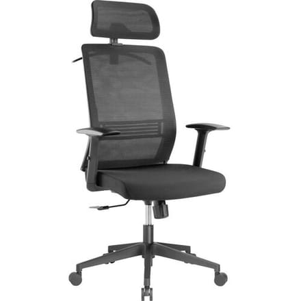 SpeaKa Professional Bureaustoel SP-MOC-001 Zwart SP-13497412 1 stuk(s)