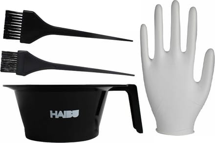 Haibu Essentials Kwastjes + Bakje + Handschoen