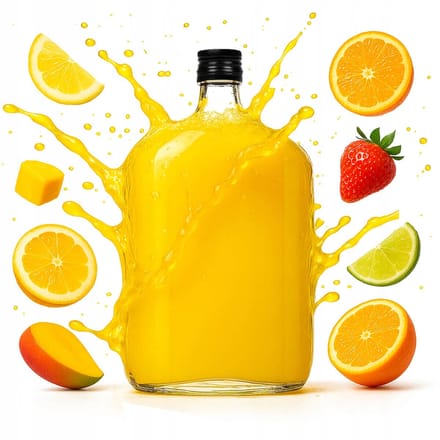 Bimberek Bunia - Glazen Fles - 1L - Plat - Voor Alcoholische Dranken