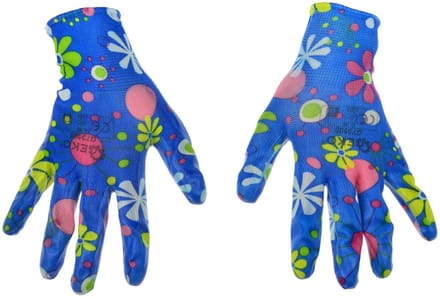 GEKO Dames werkhandschoenen - nitril coating - anti-snij - maat 7 - 12 stuks