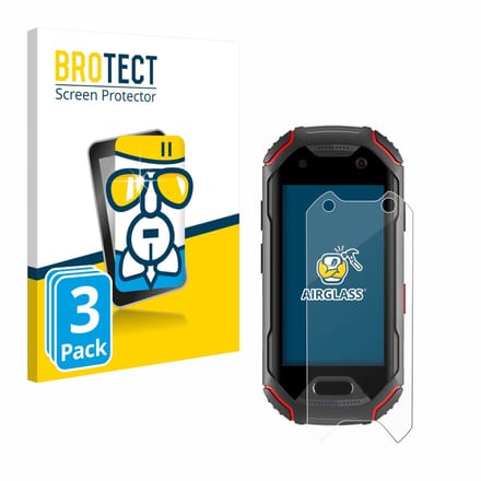 Screenprotector 3 Stuks voor Unihertz Atom Beschermglas transparant