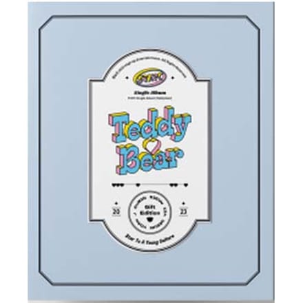 STAYC Single Album 'Teddy Bear' Gift Edition white