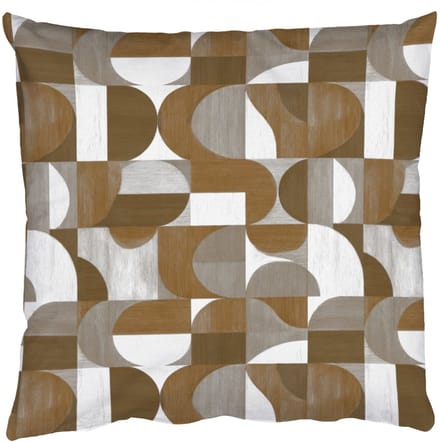 Sierkussens - Kussentjes Woonkamer - 40x40 cm - Abstract - Retro - Bruin