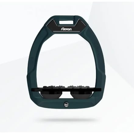 Veiligheidsstijgbeugels Plat Ultra Grip Groen/Zwart/Zwart Flex-On Safe-On
