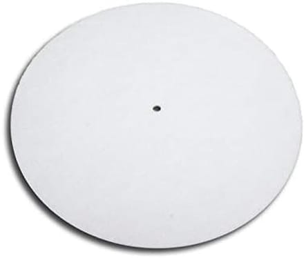 Witte Vilt Slipmat voor Platenspeler - 295 mm