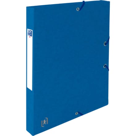 Elastobox Oxford Top File+ A4 25mm blauw