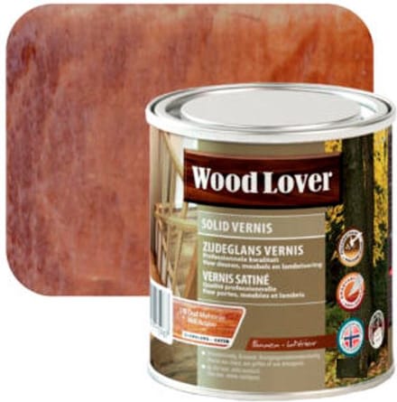 Wood Lover Solid Vernis - Krasvaste Decoratieve PU vernis - 278 Oud Mahonie - 1 L