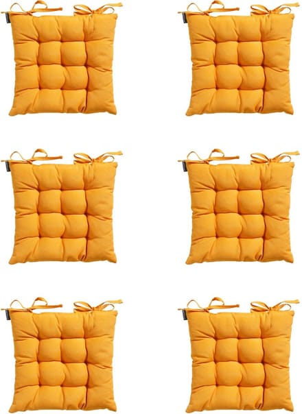 Madison - Zitkussen - Universeel - 6 stuks - 46 x 46 cm - Golden Glow