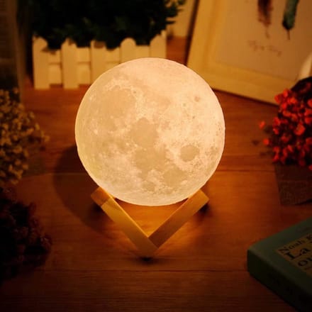 CLVP® Maanlamp - Nachtlamp - Maan Lampje - Taffellamp LED
