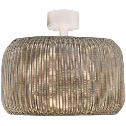 Bover LED plafondlamp Fora, natuurlijk wit/beige, Ø 50 cm