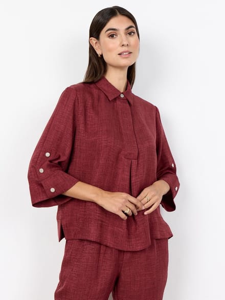 Soyaconcept Sc-charissa 5 oxblood blouse