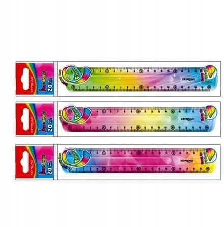 Flexi Liniaal Keyroad Regenboog 20 cm - Flexibel en Kleurrijk