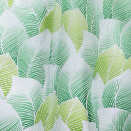 Differnz Douchegordijn Greens â€“ 180 x 200 cm â€“ Waterdicht PEVA â€“ Groen
