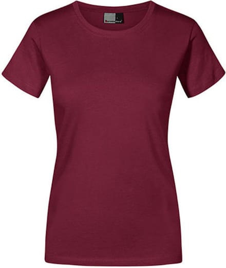 Promodoro Women´s Premium-T E3005 - Burgundy - S