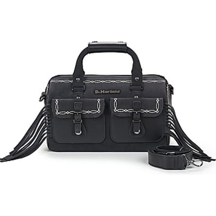 Schoudertas Dr. Martens TOP HANDLE BAG BLACK CLASSIC PULL UP+BRONX SUEDE