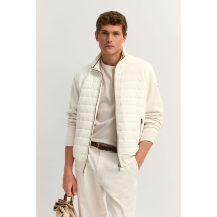 Bugatti Herren Sweatjack met gewatteerde voorkant