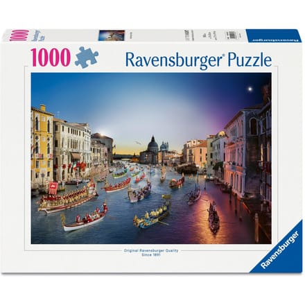 Ravensburger puzzel Venice Day to Night - Legpuzzel - 1000 stukjes