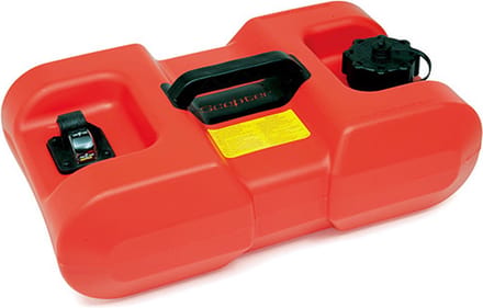 Scepter draagbare 11,4 liter Brandstoftank slechts 17cm Hoog