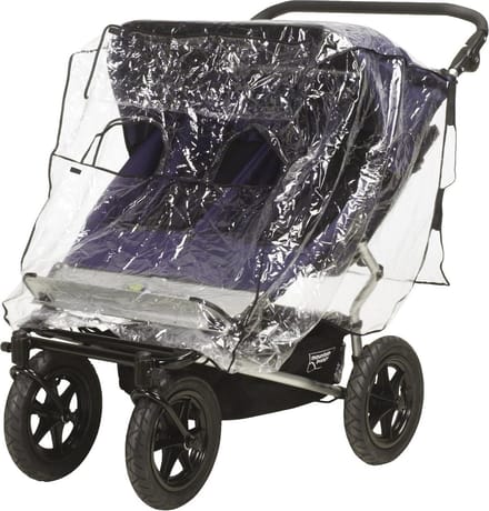 Universele regenbescherming voor kinderwagens en buggy's