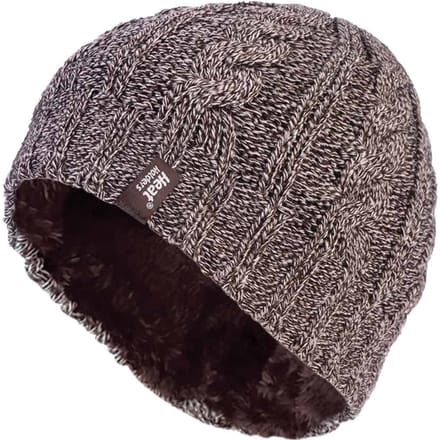 Heat Holders Thermische kabelgebreide wintermuts voor dames - Fawn