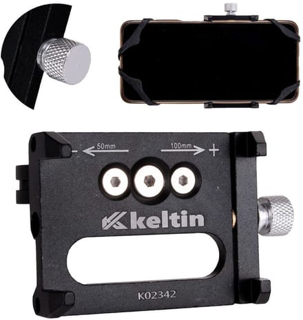 Keltin Aluminium fiets telefoonhouder - verstelbaar - stevig - extra bescherming