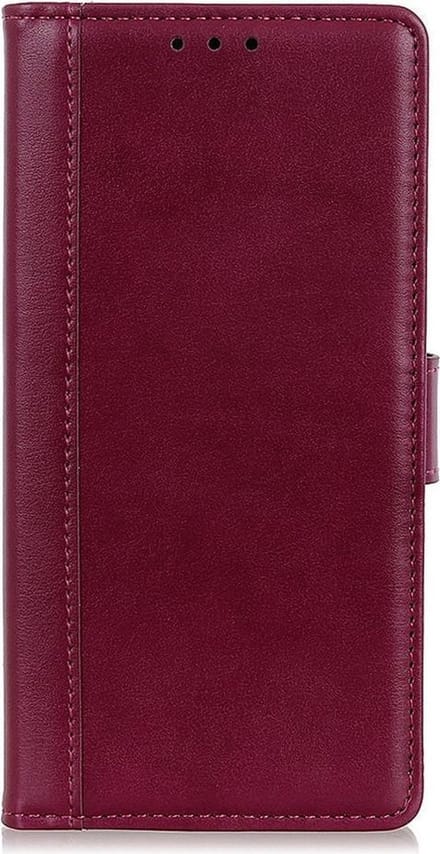 Shop4 - Samsung Galaxy A31 Hoesje - Wallet Case Grain Rood