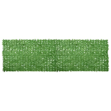 vidaXL - Balkonscherm - met - groene - bladeren - 500x150 - cm
