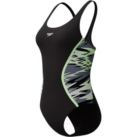 Dames zwempak uit 1 stuk Speedo Hyperboom Splice Muscleb