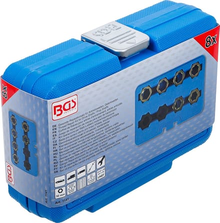 BGS - Draadreparatieset voor aandrijfassen - 8-delig