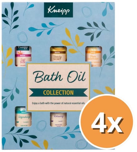 4x Kneipp Geschenkverpakking badolie (1 set)