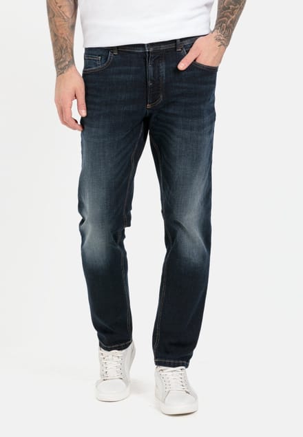camel active Regular fit fleXXXactive® Jeans - Maat menswear-46/34 - Donkerblauw