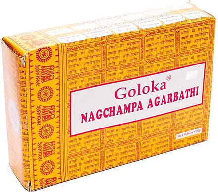 Nag Champa Goloka wierook 12 pakjes van 16 gram