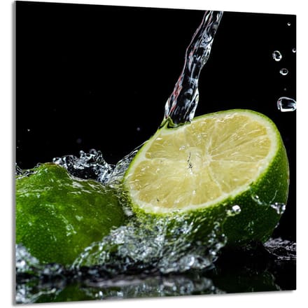 TMK ArtDeko - Glas Keukenpaneel - 60x65 cm - Citroen