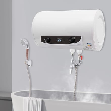 Elektrische Boiler - Warmwaterboiler - Comfortabel Douchen - Inclusief Kraan Douche - 38x67 cm - Wit