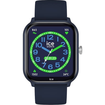 Ice Watch Ice Smart Junior 2.0 - Kindersmartwatch - Siliconen - Blauw - Ø 38 mm