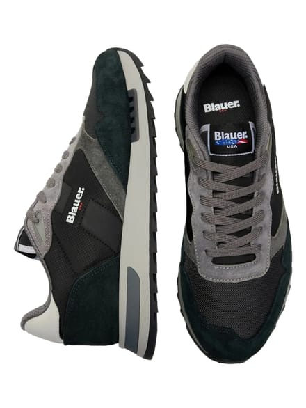 Blauer Zwarte sneakers