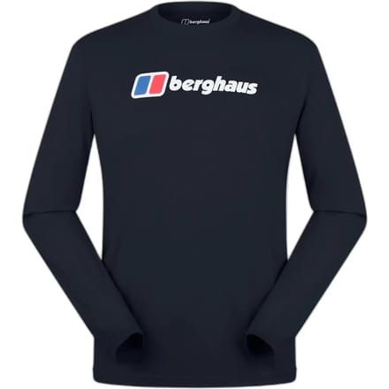 T-shirt met lange mouwen en groot logo Berghaus