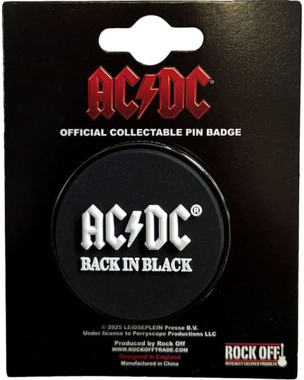 AC/DC Back in Black - Pin