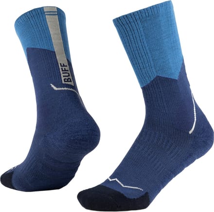 Buff ® Merino Mw Crewsokken Blauw EU 36-38