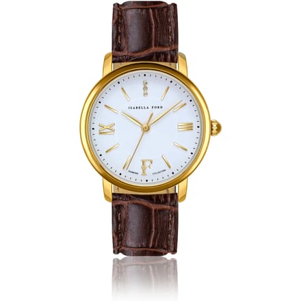 Lederen horloge voor vrouwen Isabella Ford Selene