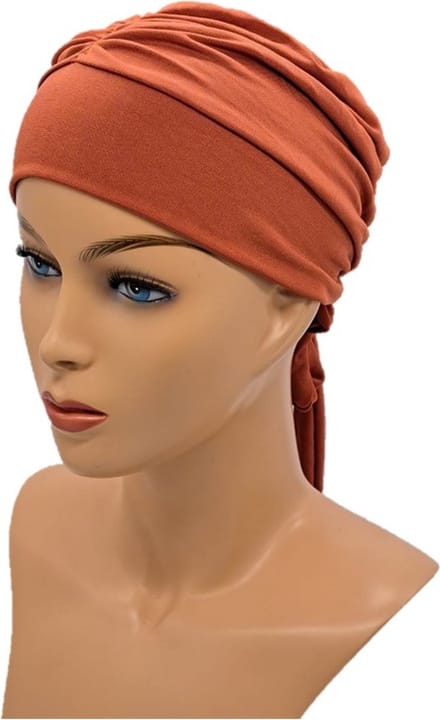 Johnson Headwear® - Chemo wikkelmuts - Chemo muts - Alessandro - Khaki - Dames muts - Chemo Cap - Muts - Cap - Hoofddeksel - Zomer Mutsje