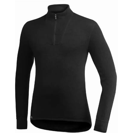 Woolpower Zip Turtleneck 200 (Maat - S, Kleur - BLACK)