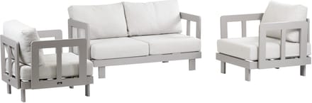 Stoel-bank loungeset Tulum | Camel | 2-persoonsbank